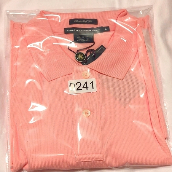 Ralph Lauren Women's pink Large size golf T-shirt. - Picture 12 of 12